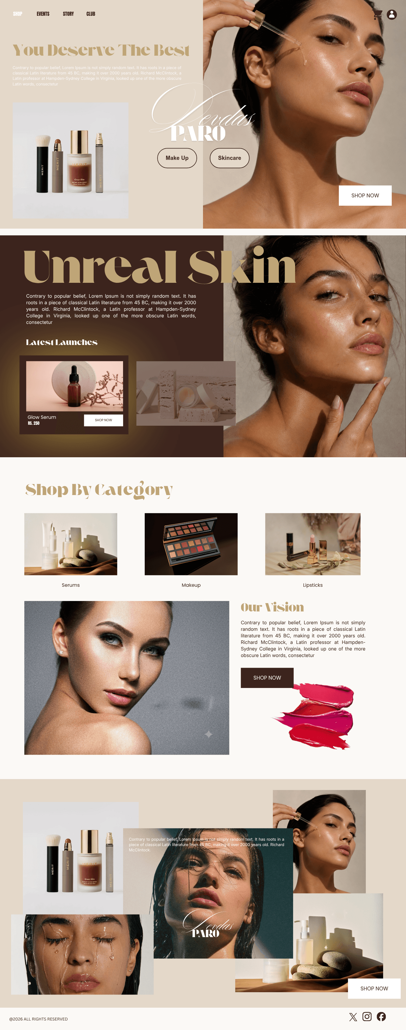 Full design presentation of DevdasParo